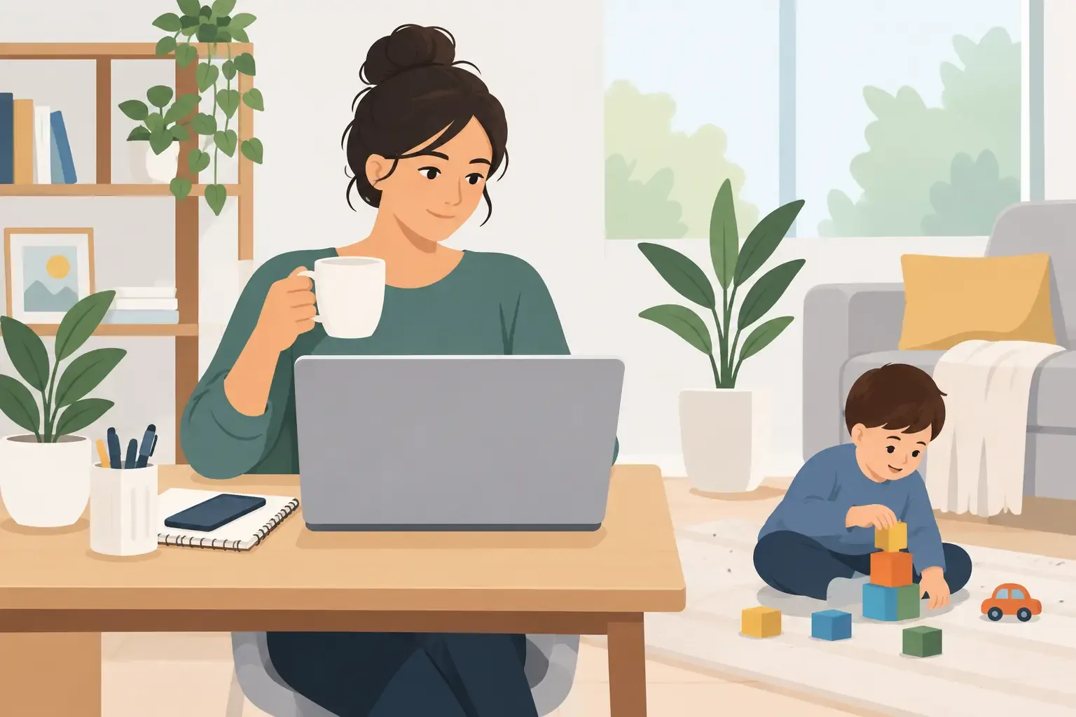 How to Balance Self Employment With Childcare