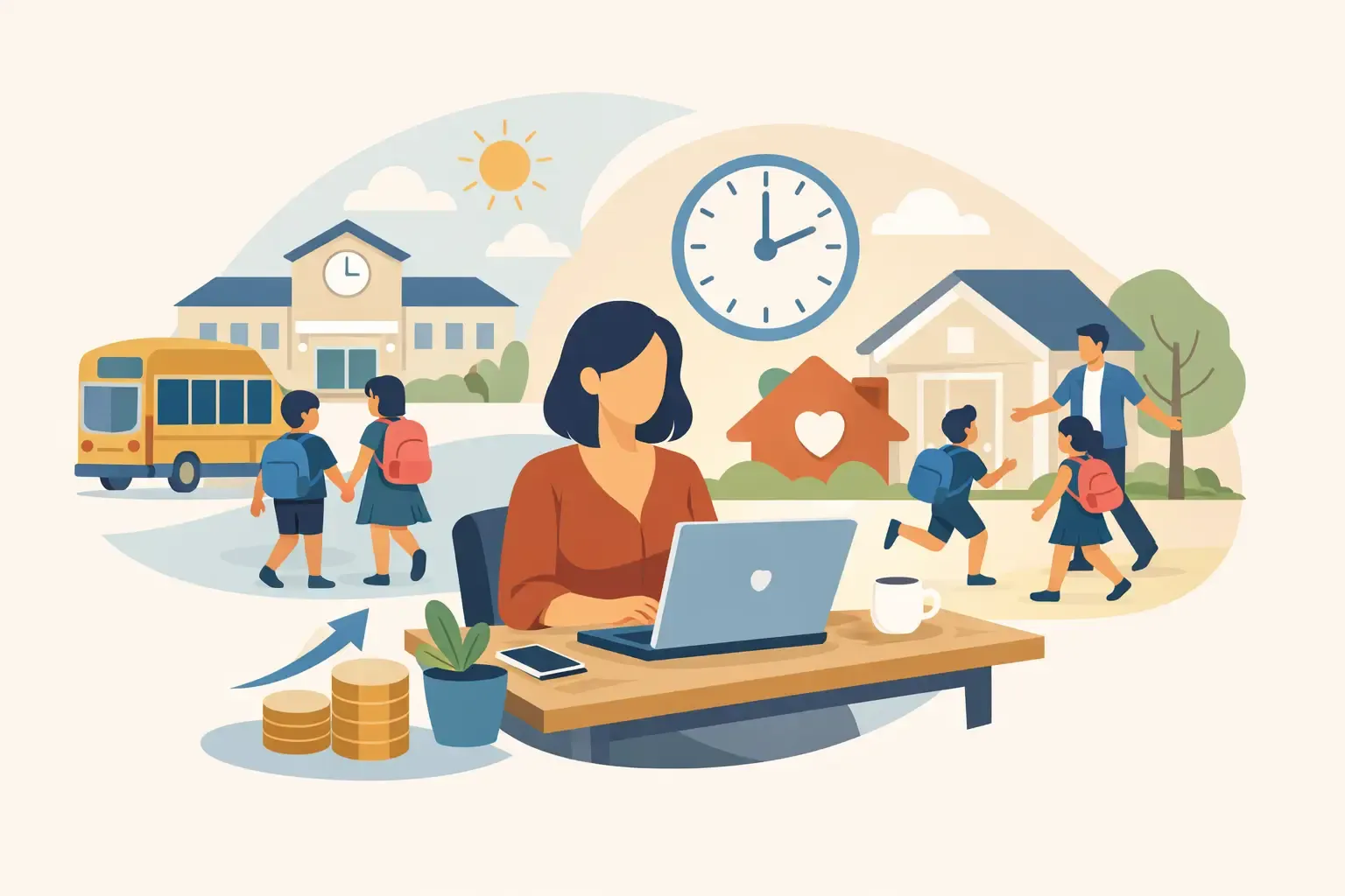 School Hours Income That Fits Family Life