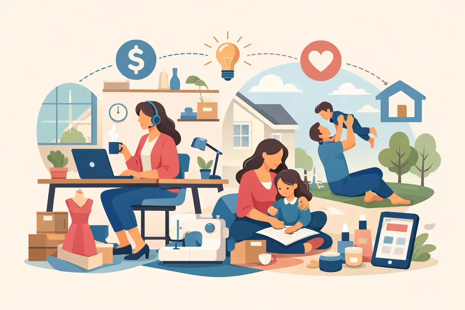 12 Women's Home Business Ideas That Fit Family Life